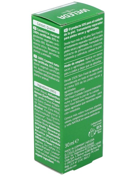 Skin Food Crema De Plantas Medicinales 30 Ml de Weleda