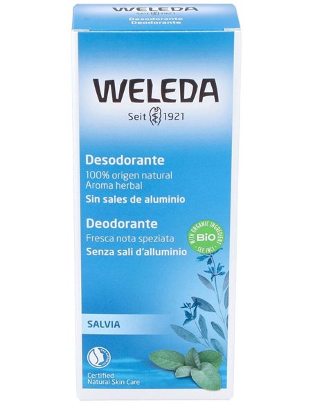 Desodorante Esencias Vegetales (Salvia) 100 Ml de Weleda