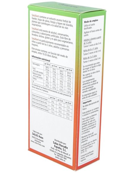 Salullant Llanten Expectorante Jarabe 250Ml de Salus