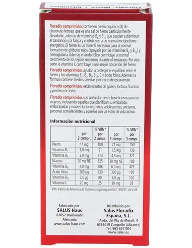 Floradix Hierro 84Comp de Salus
