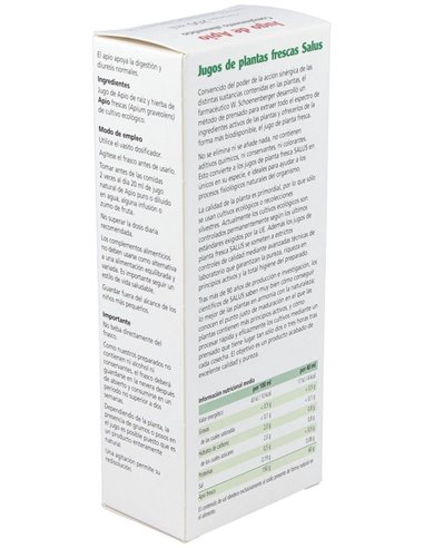 Jugo De Apio 200Ml. Schoenenberger de Salus