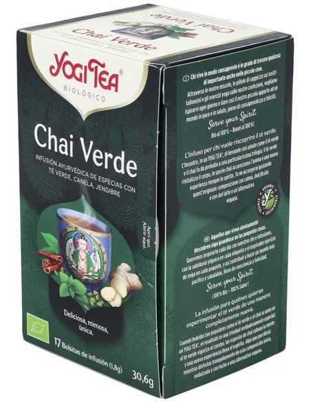 Yogi Tea Chai Verde 17Infusiones de Yogi Tea