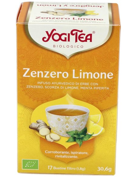 Yogi Tea Jengibre Y Limón 17 X 1,8 G de Yogi Tea