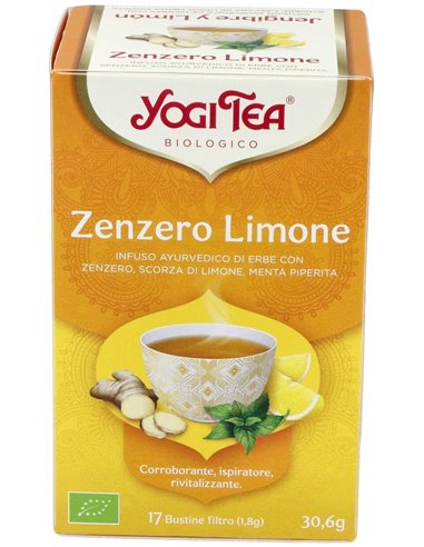 Yogi Tea Jengibre Y Limón 17 X 1,8 G de Yogi Tea