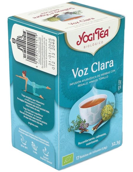 Yogi Tea Voz Clara 17Infusiones de Yogi Tea