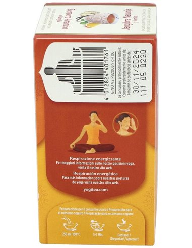 Yogi Tea Jengibre-Naranja-Vainilla 17Infusiones de Yogi Tea