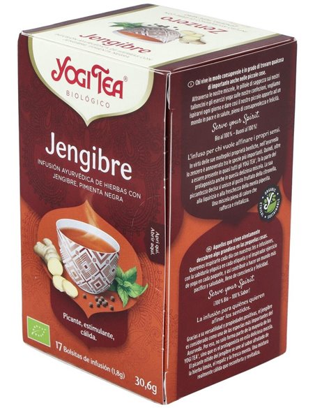 Yogi Tea Jengibre 17 X 1,8 G de Yogi Tea