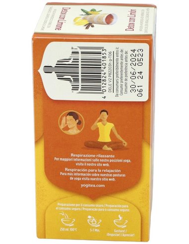 Yogi Tea Detox Con Limón 17 X 1,8 G de Yogi Tea