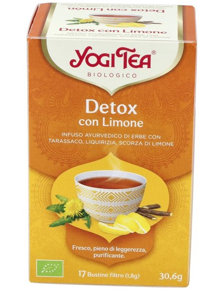 Yogi Tea Detox Con Limón 17 X 1,8 G de Yogi Tea