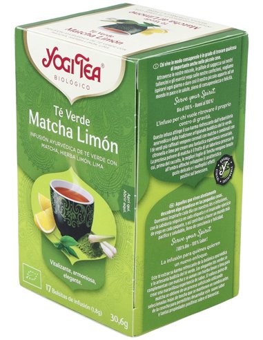 Yogi Tea Té Verde Matcha Limón 17 X 1,8 G de Yogi Tea