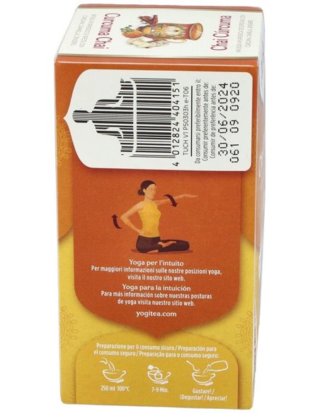 Yogi Tea Chai Curcuma 17Infusiones de Yogi Tea