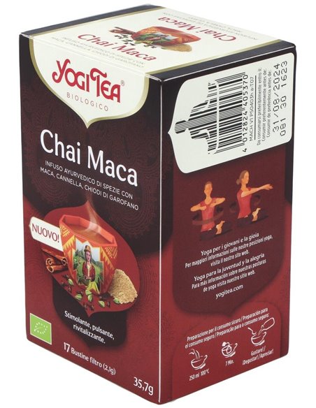 Yogi Tea Maca Chai Organic 17 X 2 G de Yogi Tea