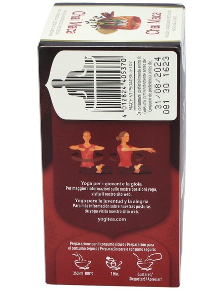 Yogi Tea Maca Chai Organic 17 X 2 G de Yogi Tea