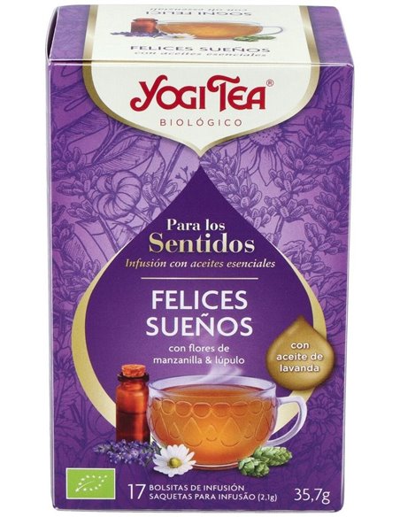 Yogi Tea Para Los Sentidos Felices Sueños 17 X 1,8 G de Yogi Tea