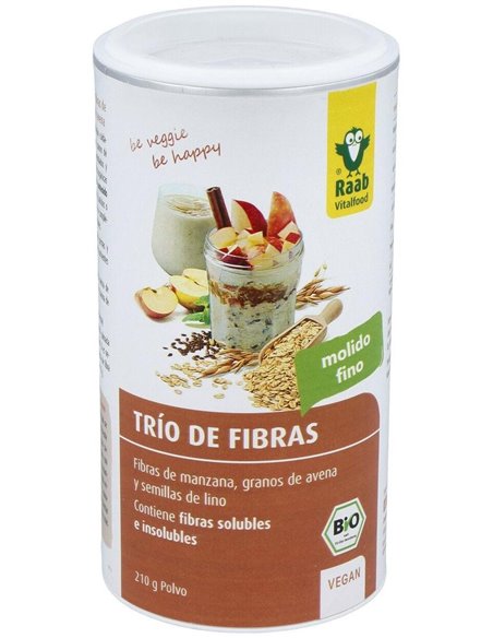 Trío de Fibras polvo Raab bote 210 g de Raab Vitalfood