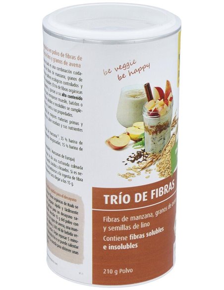 Trío de Fibras polvo Raab bote 210 g de Raab Vitalfood