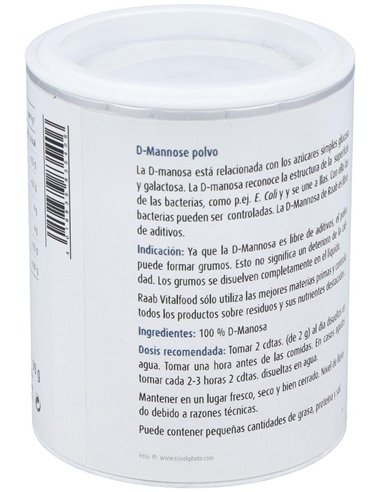 D-Mannose Polvo 90Gr. Sg Vegan de Raab Vitalfood