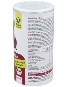 Remolacha roja polvo, 250g de Raab Vitalfood 2