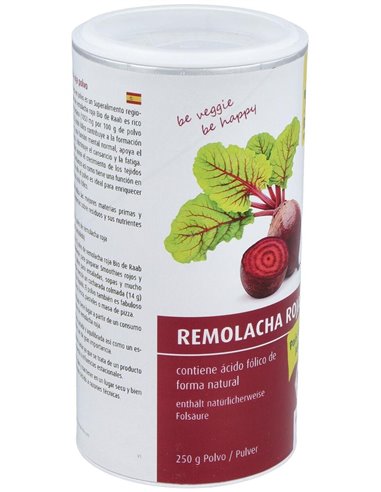 Remolacha roja polvo, 250g de Raab Vitalfood
