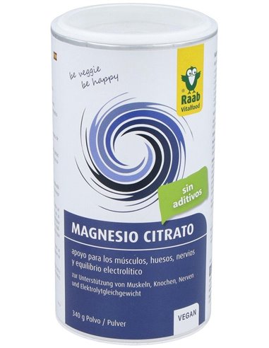 Citrato De Magnesio Polvo 340Gr. Sg Vegan de Raab Vitalfood