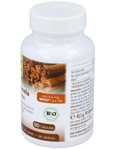 Canela Ceilán extracto, cápsulas 450mg, bote 90ud de Raab Vitalfood 2