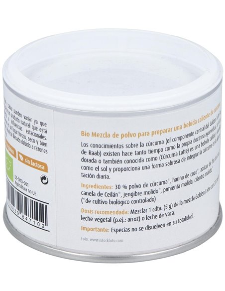 Golden Latte Bebida De Curcuma En Polvo 70Gr. Bio de Raab Vitalfood