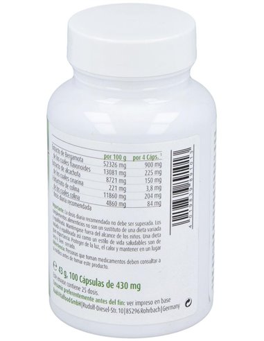 Bergamota-Alcachofa 100Cap. Sg Vegan de Raab Vitalfood