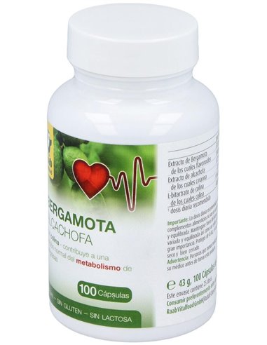 Bergamota-Alcachofa 100Cap. Sg Vegan de Raab Vitalfood