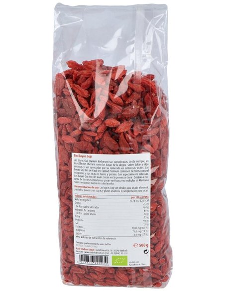 Goji Bayas 500Gr. Bio Sg Vegan de Raab Vitalfood