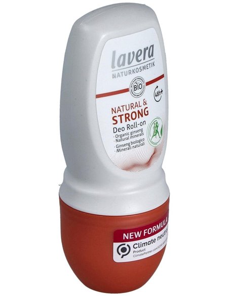 Strong & Natural Desodorante 48H Roll-On 50Ml. de Lavera