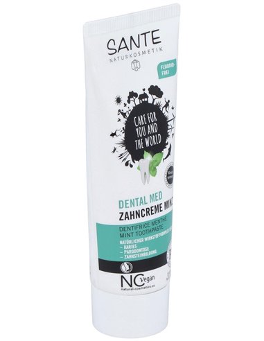 Dentifrico Menta Sin Fluor 75Ml. de Sante Naturkosmetik
