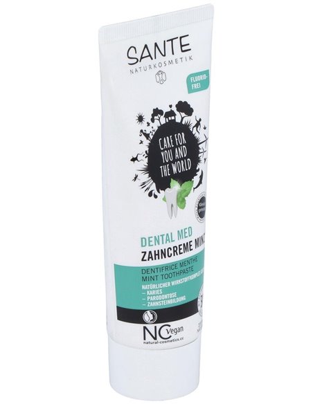 Dentifrico Menta Sin Fluor 75Ml. de Sante Naturkosmetik