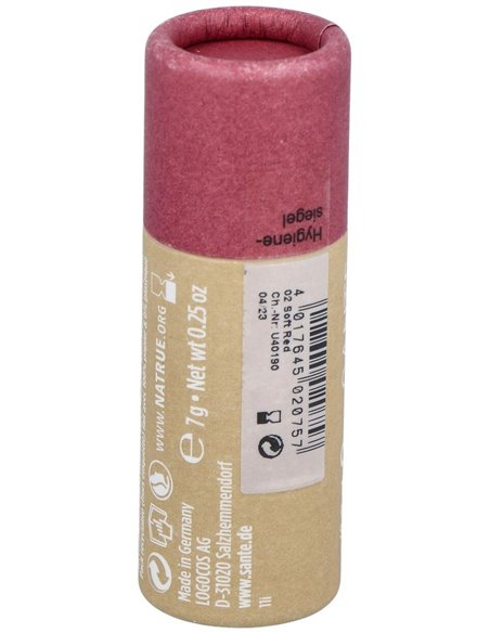 Balsamo Labial Color Kiss 02 Soft Berry 7Gr. Vegan de Sante Naturkosmetik