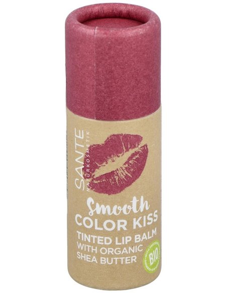 Balsamo Labial Color Kiss 02 Soft Berry 7Gr. Vegan de Sante Naturkosmetik