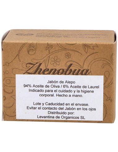 Jabon De Alepo 94-6% 200Gr. de Zhenobya