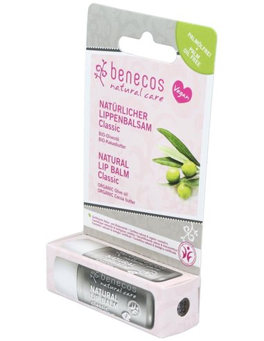 Bálsamo Labial Oliva Karité Jojoba Clasico 4,8g de Benecos