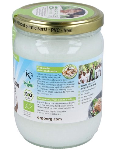 Aceite De Coco 500Ml. Bio de Dr. Goerg