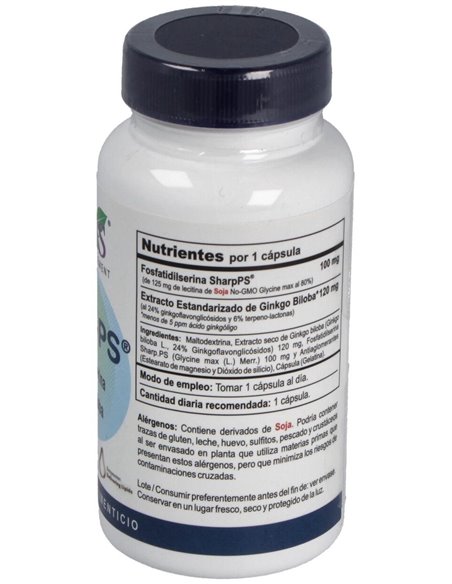Sharp Ps - Ginkgo (Fosfatidilserina) 60Cap. de Vbyotics