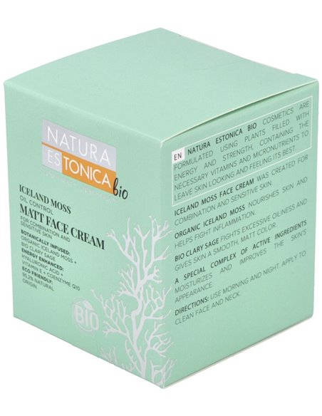 Crema Facial Musgo De Islandia 50Ml. Bio de Natura Estonica