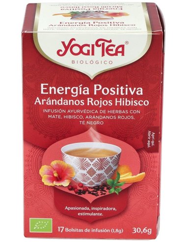 Yogi Tea Energía Positiva Arándanos Hibisco 17 X 1,8 G de Yogi Tea