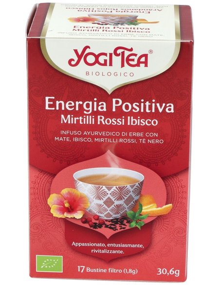Yogi Tea Energía Positiva Arándanos Hibisco 17 X 1,8 G de Yogi Tea