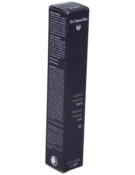 Mascara Pestañas Volumen 01 Black 8Ml. de Dr. Hauschka