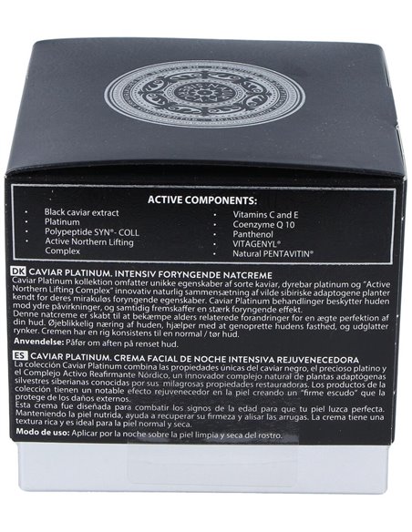 Caviar Platinum Crema De Noche Rejuvenecedora 50Ml de Natura Siberica