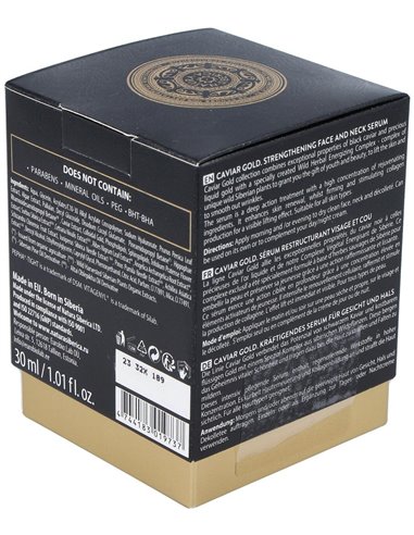 Caviar Gold Serum Reafirmante Rostro-Cuello 30Ml. de Natura Siberica