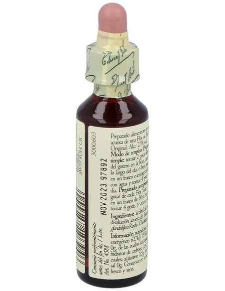 Flores Bach Impatiens Impaciencia 20Ml. de Flores Bach Original