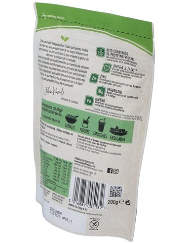 Semillas Molidas de Cáñamo Bio de Linwoods