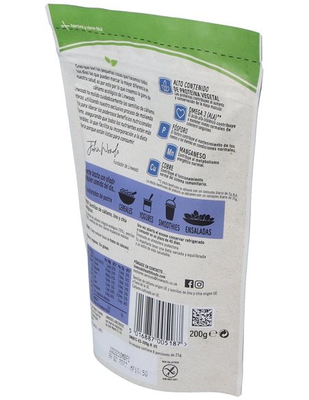 Semillas De Cañamo Molidas Lino Y Chia 200Gr. Bio de Linwoods