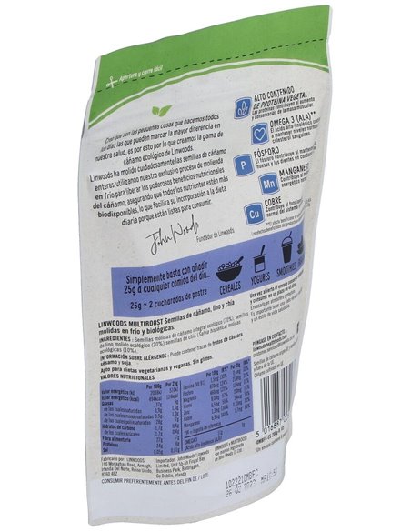 Semillas De Cañamo Molidas Lino Y Chia 200Gr. Bio de Linwoods