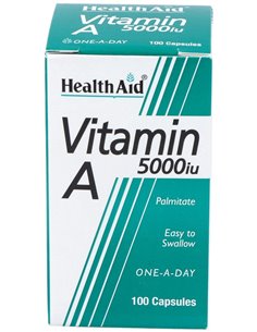 Vitamina A 5.000 Ui 100 Cáps de Health Aid 2