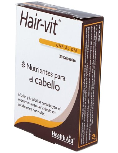 Hair-Vit® 30 Cáps de Health Aid